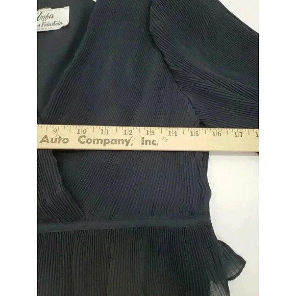 Vintage Umba for Parnes Feinstein Black Dress Women's Size 2 Made in USA - Picture 4 of 7